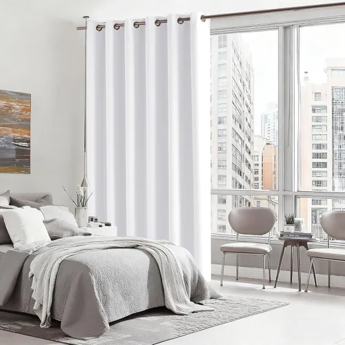 Miniatura 292 de RYB HOME - Cortinas extralargas de privacidad, para bloquear luz, de techo a suelo, para comedor, oficina, sala de estar, cine en casa, patio, 8.3