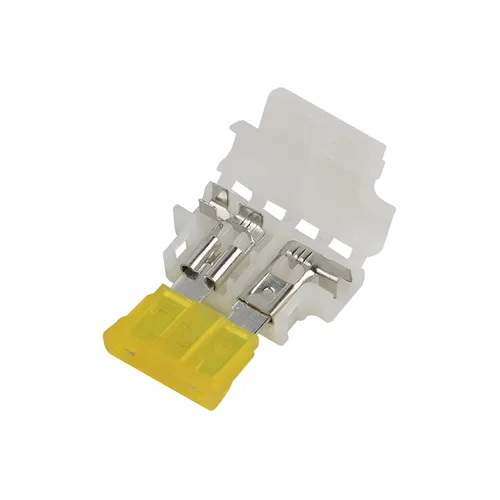 Miniatura 7 de 5 juegos 5A, 10A, 15A, 20A, 25A, 30A, portafusibles medios estándar para barco, camión, ATC, ATO, fusibles de cuchilla (color marfil)