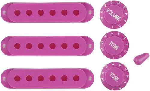 Miniatura 7 de ROZILO ST Strat - Juego de interruptores de bobina individual de 6 agujeros, 2 tonos y 1 volumen para guitarra eléctrica, cromadas Cromado