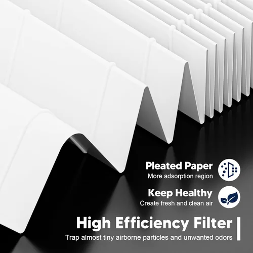 Miniatura 4 de Filtro de repuesto núcleo 300 para LEVOIT núcleo 300 núcleo 300-P núcleo 300S Vortex Air purificador de aire, 3 en 1 H13 grado True HEPA carbón