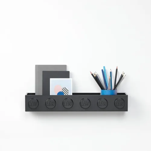 Miniatura 4 de Room Copenhagen, LEGO 41121733 - Estantería flotante decorativa para libros, color negro