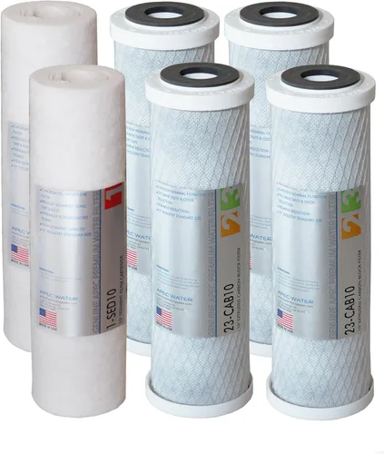 Miniatura 2 de APEC Water Systems Filtro-SETX2 fabricado en Estados Unidos de doble capacidad de reemplazo de etapa 1-3 y reemplazo para carcasa de filtro de agua