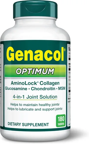 Miniatura 2 de Genacol Optimum – Glucosamina, condroitina, MSM y suplemento para articulaciones de colágeno ultrahidrolizado, fórmula completa para articulaciones