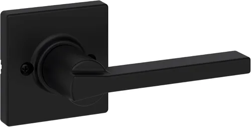 Miniatura 31 de Kwikset Casey - Manija de puerta de paso interior, palanca para puertas de armario y pasillo, manija reversible sin bloqueo, negro mate