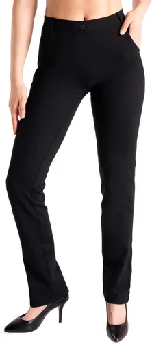 Miniatura 3 de Yogipace - Pantalones de vestir estilo yoga para mujer, con trabillas para cinturón y pierna recta, disponibles en talla Petite, Tall y Regular