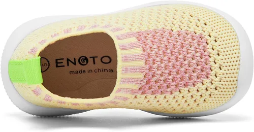 Miniatura 5 de Engtoy Zapatos de bebé para niños y niñas, zapatos para caminar, ligeros, transpirables, de malla, zapatos antideslizantes con suela de goma suave