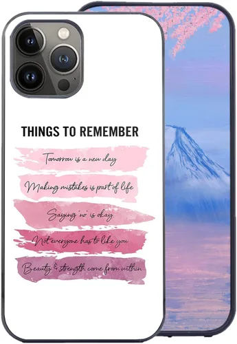 Miniatura 6 de Carcasa de TPU con citas positivas para teléfono con 7 reglas de la vida, diseño motivacional, regalo para mujeres y niñas para Galaxy S25 S24 S23
