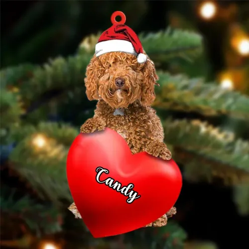 Miniatura 110 de Adornos de Navidad personalizados para perros, nombre personalizado, adorno de Malamute de Alaska, adornos acrílicos, regalos de Navidad, amantes