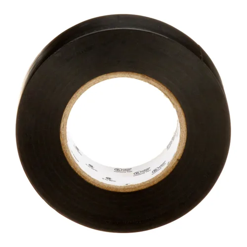 Miniatura 12 de 3M Temflex Cinta Eléctrica de Vinilo Multiusos 165, Negra, 3/4 pulg x 60 pies (19 mm x 18 m), Paquete de 10 Rollos Negro