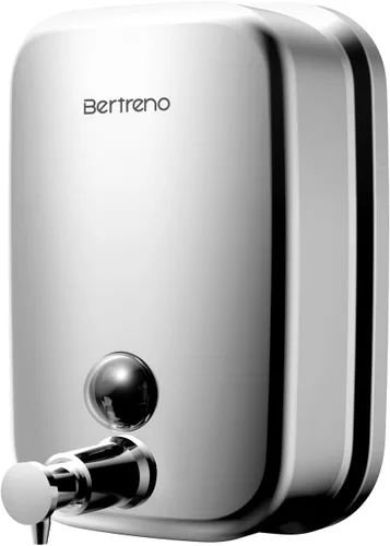 Miniatura 7 de Dispensador de jabón comercial para montaje en pared, dispensadores de jabón de acero inoxidable, bomba manual líquida antifugas, dispensador