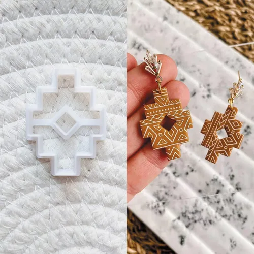 Miniatura 8 de Cortadores de arcilla polimérica para la fabricación de aretes Suministros Arcilla polimérica para la fabricación de joyas