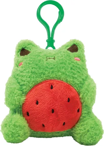Miniatura 12 de Cuddle Barn PlushGoals - Mini Boba Wawa Clip súper suave y lindo Kawaii rana de peluche de animal de peluche, llavero para bolsa, 4 pulgadas