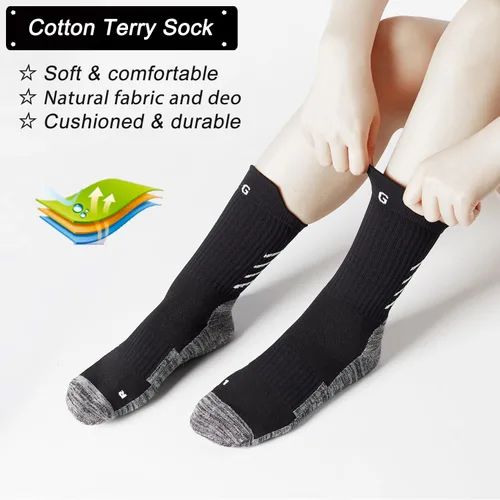Miniatura 4 de Calcetines atléticos antideslizantes para hombres y mujeres, calcetines de fútbol antideslizantes para fútbol, baloncesto, yoga, gimnasio