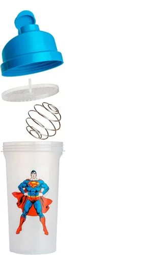 Miniatura 7 de Paladone Superman - Botella mezcladora de proteínas, 23 onzas, con licencia oficial de DC Comics