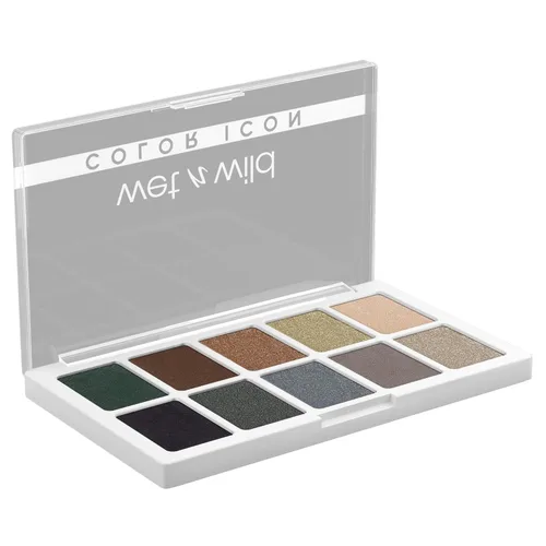 Miniatura 2 de wet n wild Paleta de maquillaje de sombra de ojos Color Icon de 10 tonos, Blue Lights Off, larga duración, brillante, metálico, brillante, mate
