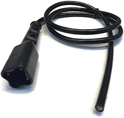 Miniatura 2 de Kit de conector de enchufe de cargador de 3 pines de 48 V y 3 pines para carrito de golf Yamaha años 2007 y más