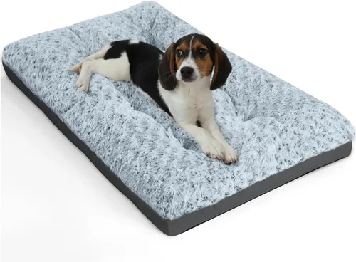 Miniatura 17 de POCBLUE Cama Extra Grande para Perro, Alfombrilla de Felpa XXL Lavable para Jaula/Cages, Cama Antideslizante para Mascotas para Uso