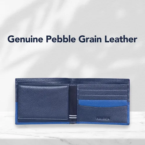 Miniatura 5 de Nautica Pebble Two-Tone Leather Wallet