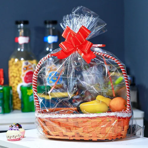 Miniatura 4 de Paquete de 100 bolsas de celofán grandes de 24 x 30 pulgadas, bolsas de regalo de celofán transparente, extra grandes de 2.3 mil, bolsas de celofán
