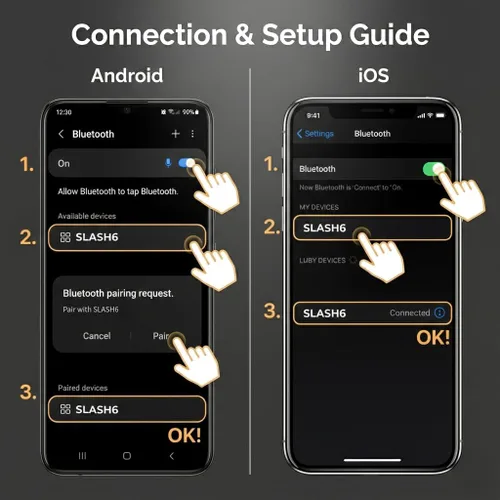 Miniatura 10 de Slash Receptor de audio Bluetooth de 6 alta resolución para estéreo doméstico, adaptador inalámbrico audiófilo con ESS Quad DAC (ES9219), entrada