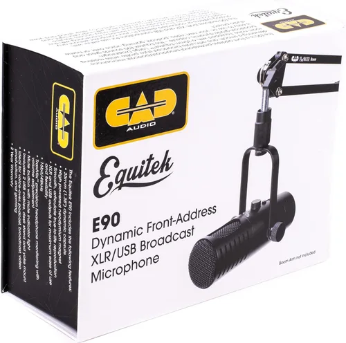 Miniatura 8 de CAD Audio Micrófono dinámico de transmisión de dirección frontal E90 - Salidas XLR y USB-C