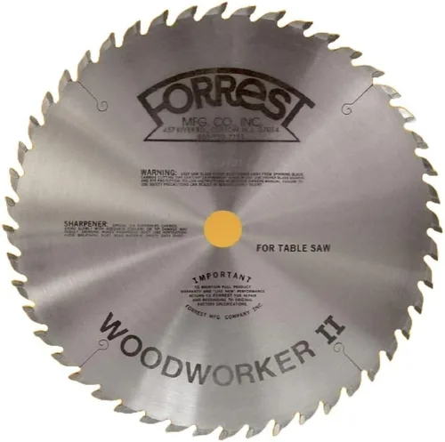 Miniatura 4 de Forrest WW06407100 Woodworker II hoja de sierra circular de 6 pulgadas, 40 dientes, árbol de 5/8 pulgadas, kerf de 3/32 pulgadas