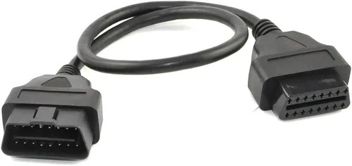 Miniatura 4 de Cable divisor OBD II OBD2 de 1.64 pies/19.7 in, cable de extensión macho OBDii de 16 pines a hembra,Adaptador de cable extensor de diagnóstico