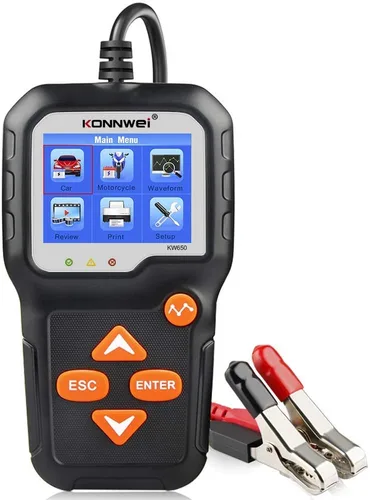 Miniatura 6 de Escáner KW850 OBD2 + probador de batería de coche KW650