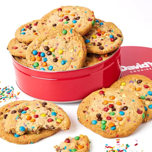 Miniatura 8 de Galletas decadentes y crocantes de mantequilla de cacahuate, 2 libras. Lata.