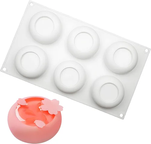 Miniatura 19 de Moldes de hojas de silicona, moldes de mousse en forma de hojas de 6 cavidades para chocolate, dulces, pudín, mousse, pasteles, decoración