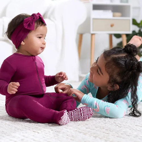 Miniatura 4 de Gerber Unisex Baby Toddler Buttery-Soft Snug Fit Footed Pajamas with Viscose Made with Eucalyptus