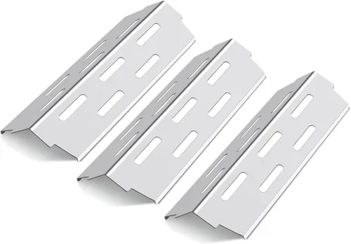 Deflectores de calor para parrilla Weber Genesis II 300/LX 300, GS4 Genesis ii E-310 ii E-315 ii E/S335 ii se-335 (acero inoxidable 304, ES/410 x 3)