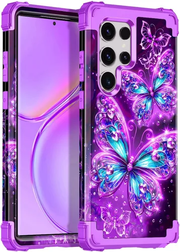 Miniatura 12 de Casetego Funda para Galaxy A16 5G, Tres Capas de Alta Resistencia Robusta a Prueba de Golpes, Protección Completa Rugosa de PC Duro + Parachoques