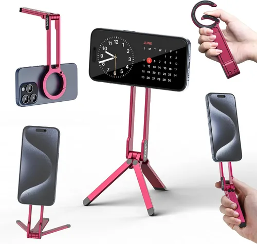 Miniatura 9 de ULANZI MA30 - Soporte magnético de trípode para iPhone - Maglock de aluminio para teléfono inteligente, mini trípode de bolsillo, soporte