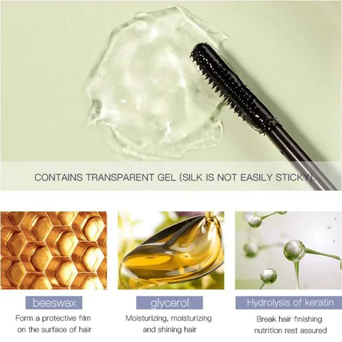 Miniatura 6 de Barra de fijación para cabello con frizz, 4 unidades de cera de acabado hidratante y brillante para flequillo y peinado - crema de fijación no grasa