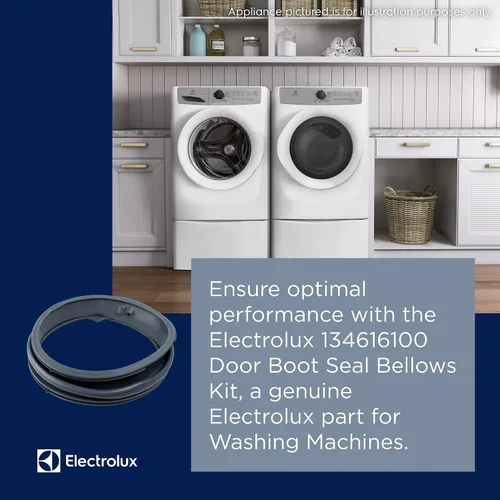 Miniatura 5 de Kit de sello de junta de puerta Electrolux 134616100 para lavadoras, gris