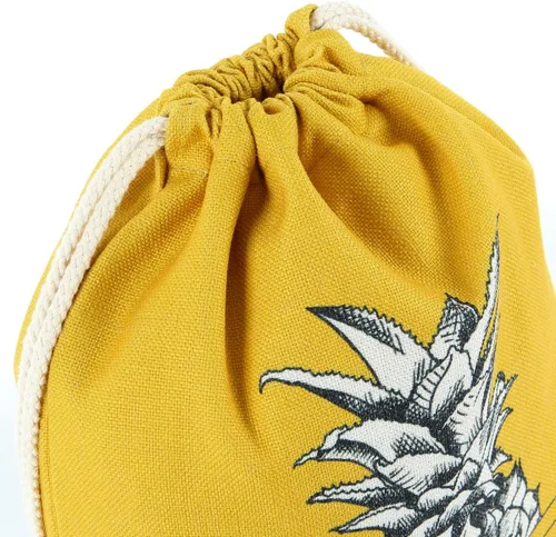 Miniatura 5 de Miomao Mochila con cordón estilo piña, bolsa de lona para deportes de playa