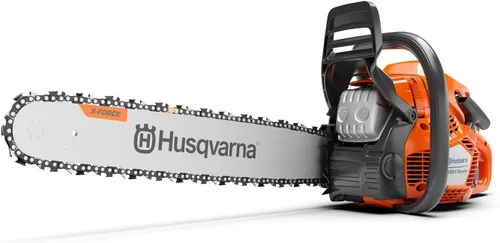 Miniatura 11 de Husqvarna Motosierra de gas 450S Rancher de 50.2 cc 3.2 HP, motor X-Torq de 2 ciclos, motosierra de 20 pulgadas con engrasador automático, para poda