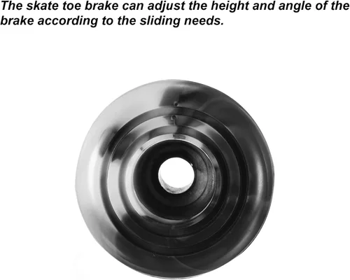 Miniatura 4 de PATIKIL Topes de punta para patines con destornillador, 1 par de tapones de freno de goma 82A para repuesto de accesorios de patinaje, mezcla