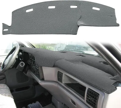 Yiz Cubierta de salpicadero, almohadilla para salpicadero, ajuste personalizado para camioneta Dodge Ram 1500 2500 3500 1994 1995 1996 1997 (94-97