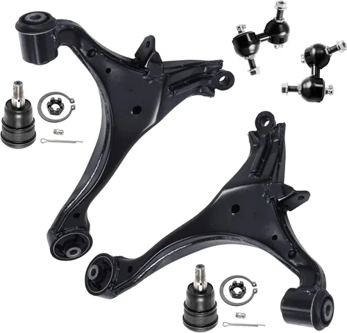 Miniatura 176 de Detroit Axle - Kit de brazos de control de extremo delantero 4WD para Ford 04-08 F-150, 06-08 Lincoln Mark LT, 4 extremos de barra de acoplamiento