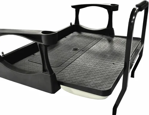 Miniatura 6 de MadJax Genesis 300 - Kit de asiento trasero de aluminio para modelos EZGO RXV 2008 en adelante, cojines negros de lujo