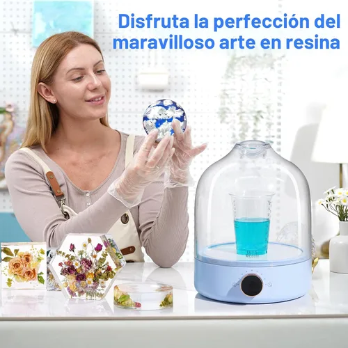 Miniatura 6 de LET'S RESIN - Removedor de burbujas de resina Airzero, elimina el 99% de burbujas en 5-9 minutos, 99 Kpa con pantalla digital, mayor capacidad