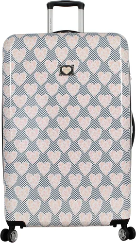 Miniatura 2 de Betsey Johnson Maleta rígida de equipaje de 3 piezas con ruedas giratorias (20 pulgadas, 26 pulgadas, 30 pulgadas) (talla única, puntal flamenco)..