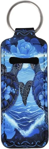 Miniatura 27 de Suobstales Chapstick - Llavero con clip en la manga de la bolsa para palillo labial, funda para bálsamo labial, protector de lápiz labial