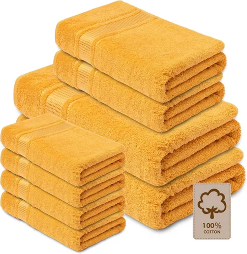 Miniatura 16 de Melissa Linen, Toalla de baño, 100% algodón turco para baño, toalla de ducha absorbente, de secado rápido, duradera y suave, 35 x 60 pulgadas