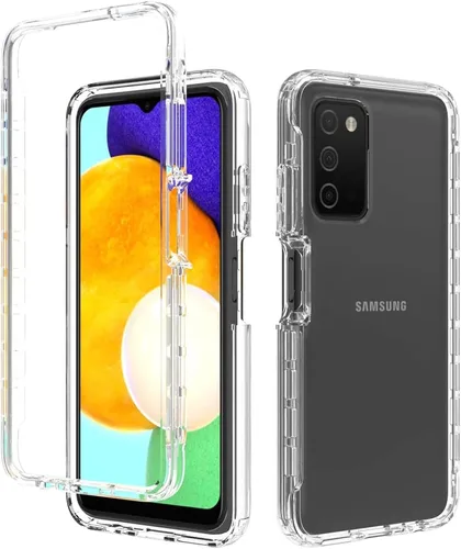 Miniatura 6 de Funda de teléfono para Galaxy A03S, Samsung A03S SM-A037U con protector de pantalla de vidrio templado, carcasa protectora de cuerpo completo