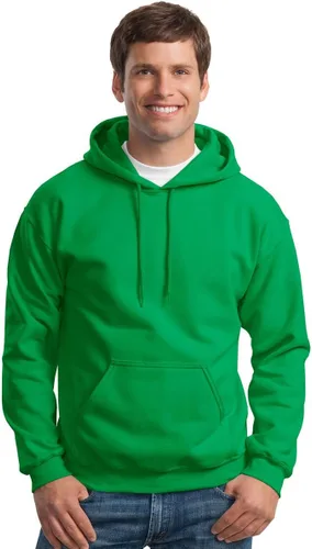 Miniatura 7 de Gildan - Sudadera con capucha para hombre, mezcla pesada, cordón de ajuste, Rosa de seguridad