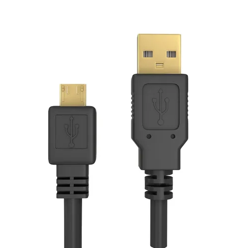 Miniatura 3 de Cmple - Cable micro USB macho a macho de 6 pies Cable de carga Micro USB de sincronización de datos Cable USB a USB para teléfono Android, portátil