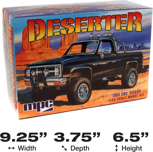 Miniatura 5 de MPC 1984 GMC Pickup Kit de modelo a escala 1:25 (versión negra)